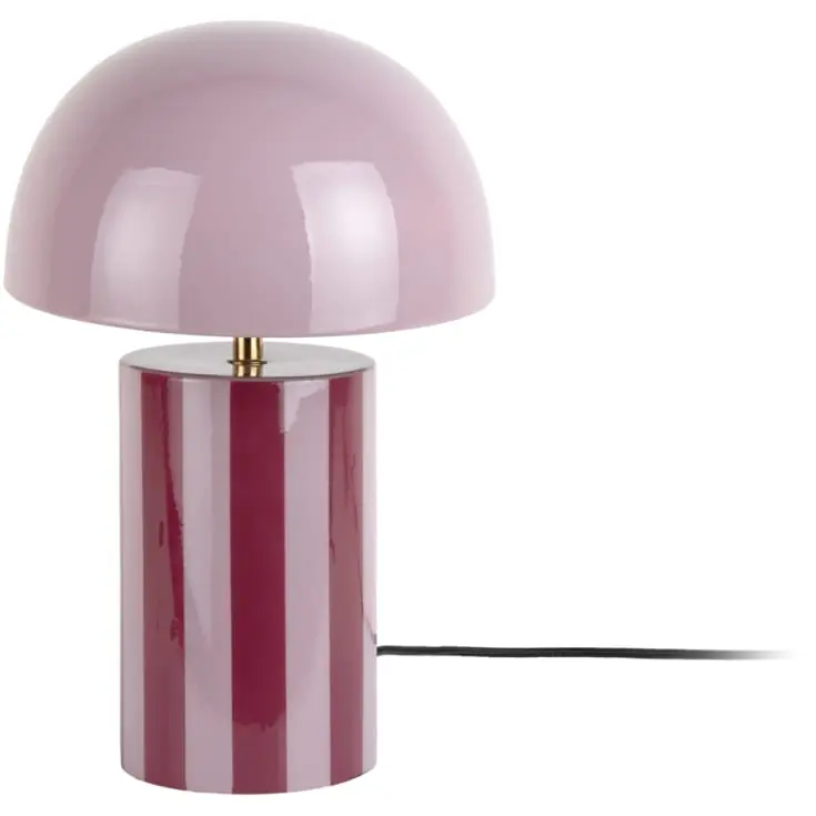 Hurtig forsendelse | Leitmotiv Rayado bordlampe, stribet lilla