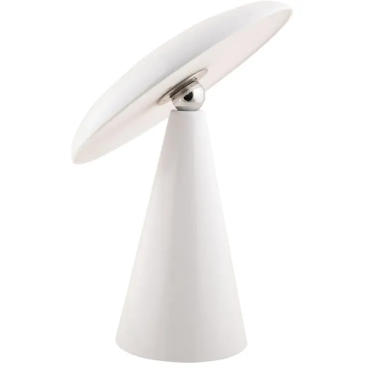 Leitmotiv Phoebe genopladelig bordlampe, hvid - God pris