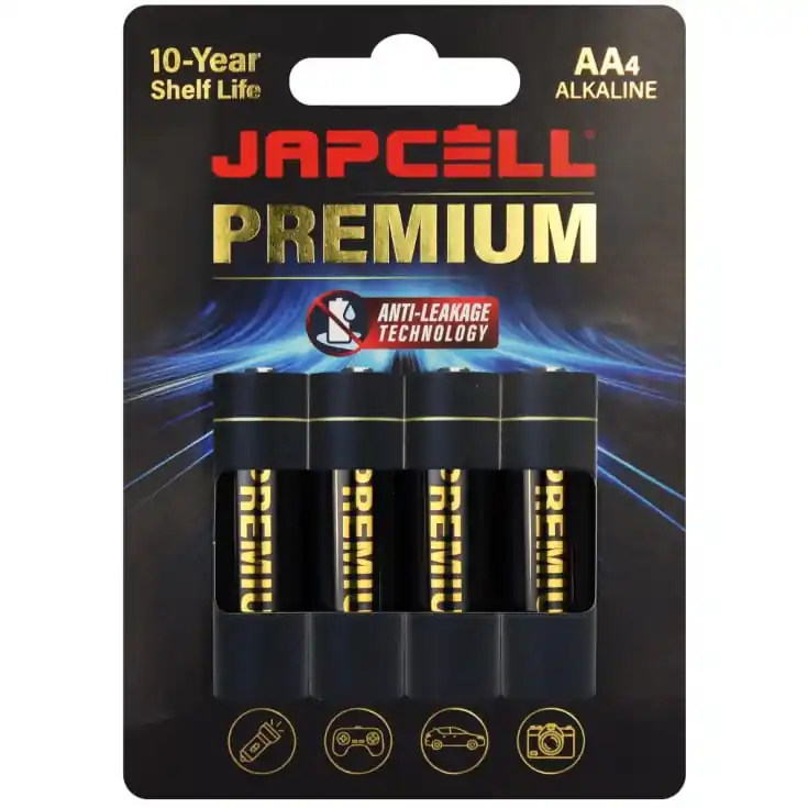 Japcell AA batterier, 4 stk. - Klar til levering