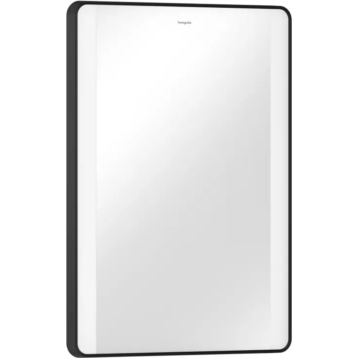 Tilbud - Hansgrohe Xarita Lite Q spejl med lys, 50x70 cm, sort