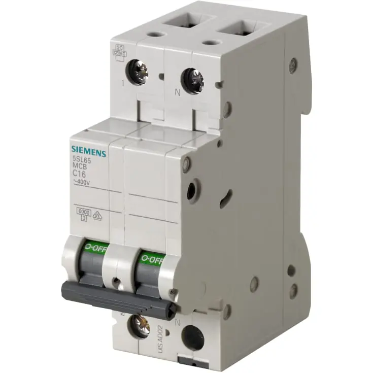 Tilbuddet slutter snart - Siemens Automatsikring C 1P+0, 16A