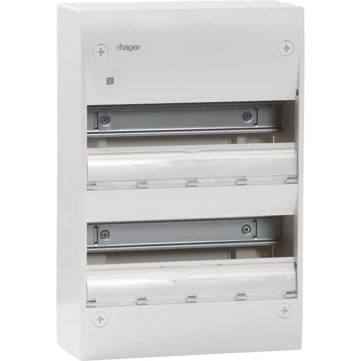 Hager Gamma gruppetavle, klemme, 2x13 moduler - Kampagnepris