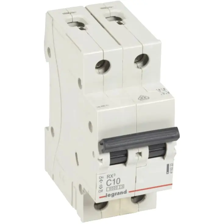 Ekstra rabat | Legrand RX3 automatsikring kl. C, 2P, 10A