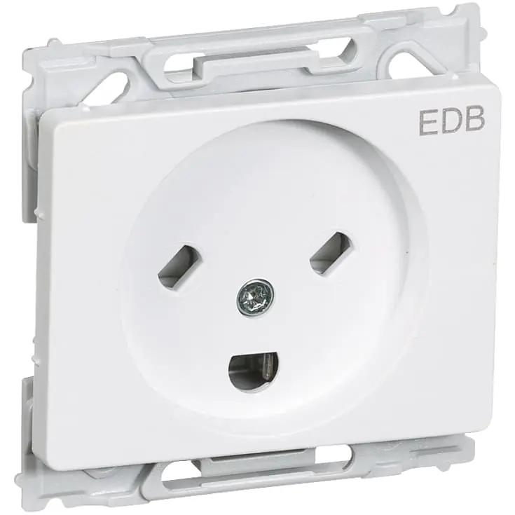 10 stk LK Opus 66 EDB Stikkontakt m/jord - Bestil nemt
