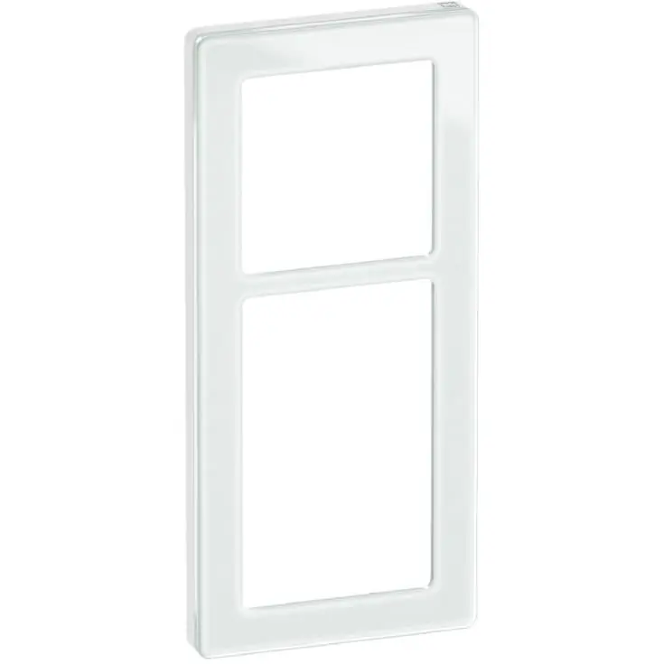 Topkvalitet | LK Fuga Pure 66 designramme, 2,5 modul, hvid