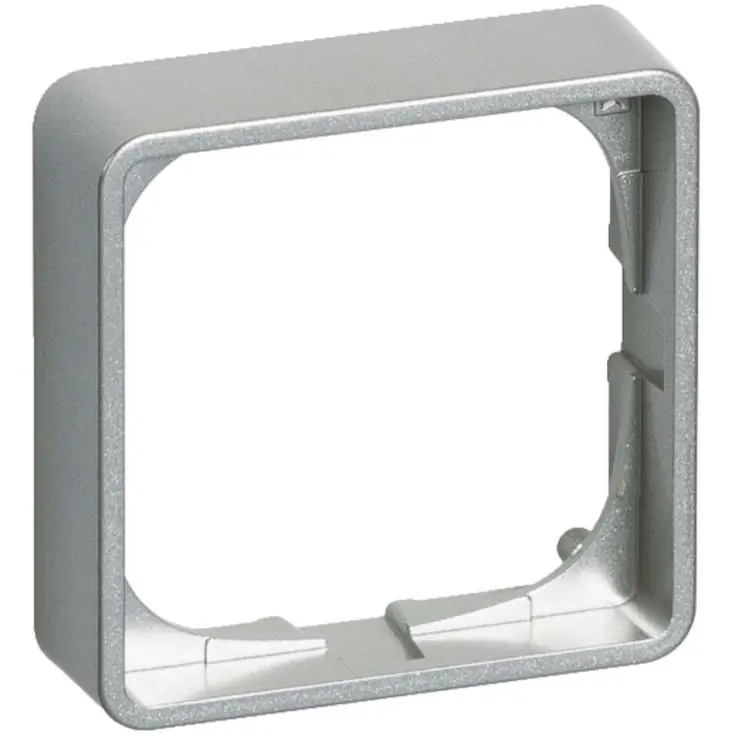 10 stk LK Fuga Baseline 50 høj ramme 14 mm 1 modul, stålmetallic | Kampagnetilbud