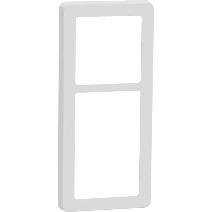 Tryg betaling - LK Fuga Base 63 ramme, 2,5 modul, hvid