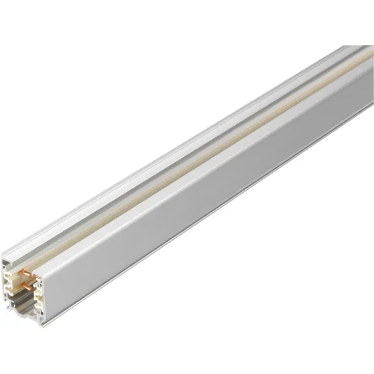 4 stk Global strømskinne 3 faset i hvid - 2 meter - Nyt produkt