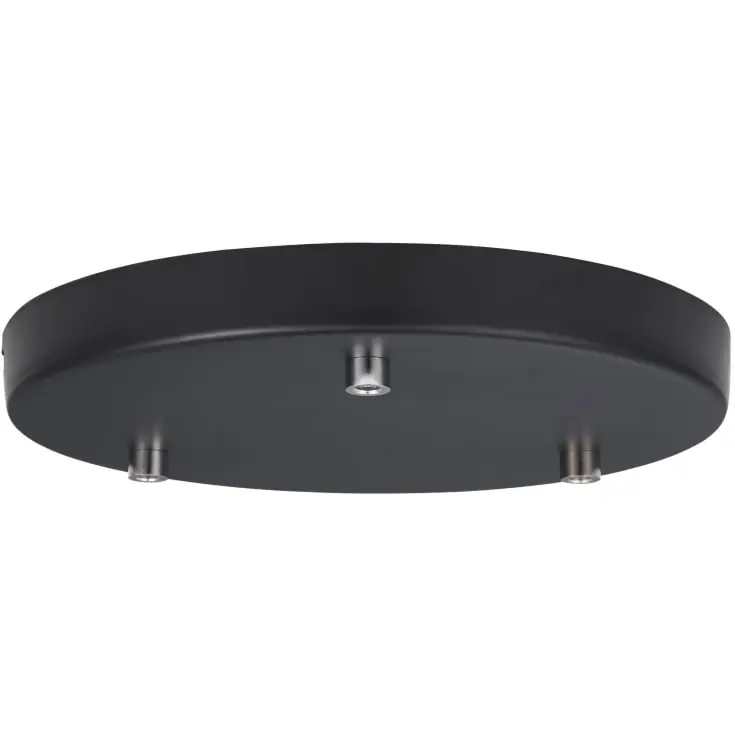 Halo Design baldakin, 3 udgange, sort | Ekstra rabat