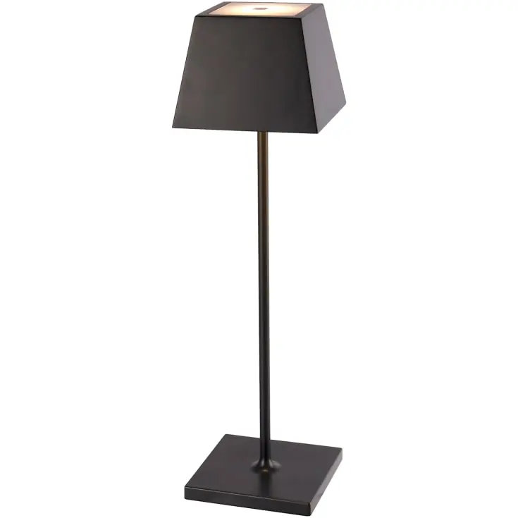 Anbefalet valg - Nordtronic Conexos genopladelig bordlampe, sort