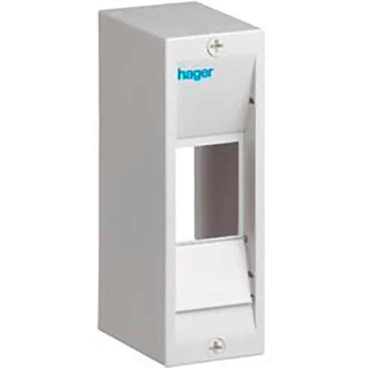 Helt ny | Hager Gamma gruppetavle, 1x2 moduler