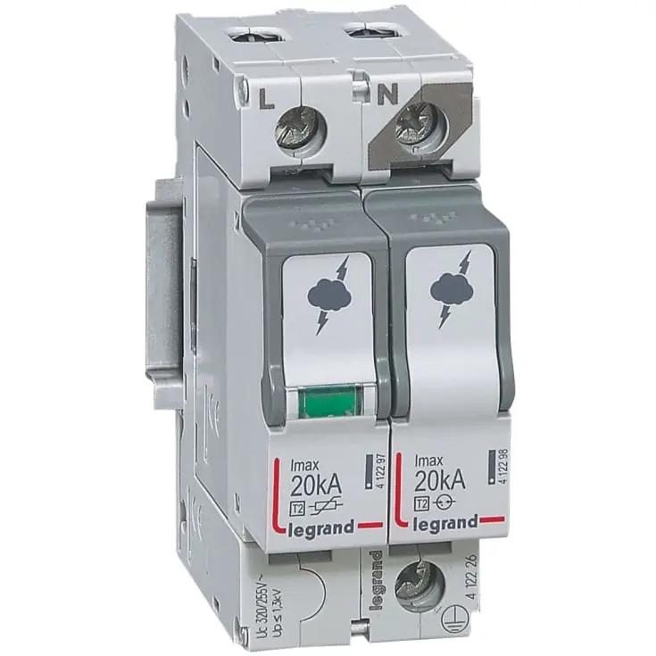 Legrand transientbeskyttelse type 2 1P+N, 20kA - Rabat