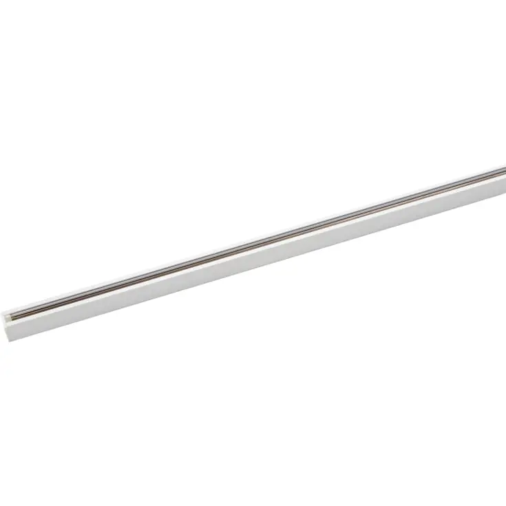 Kundernes favorit - SG Zip 1F strømskinne, hvid, 2 meter