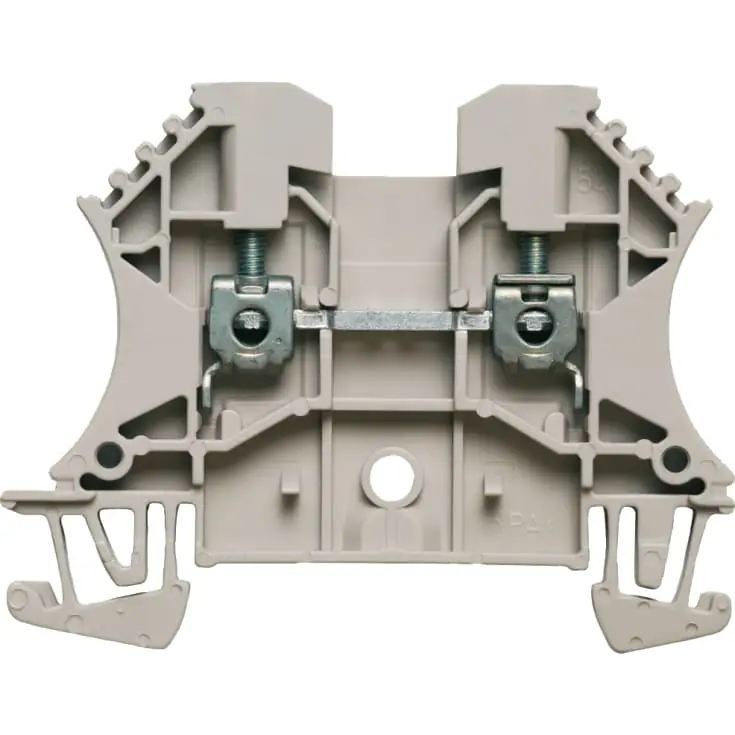 Weidmüller WDU gennemgangsklemme, beige, 2,5 mm² - Kundernes favoritter