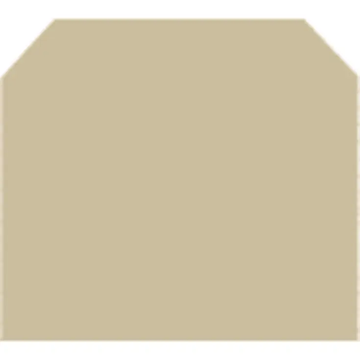 Premium kvalitet - Weidmüller endeplade AP PA ASK1, beige, 1,5 mm²
