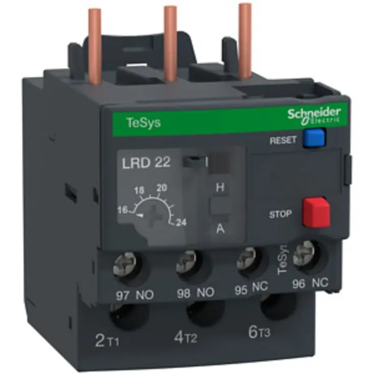 Schneider TeSys LRD22 termorelæ, 16-24 A | Bestil online
