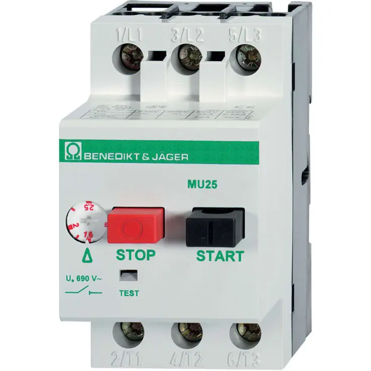 Skarp pris | B&J MU25 motorværn, 1-1,6 A