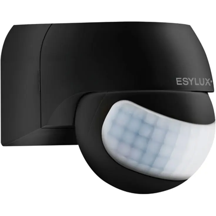Esylux MD180 bevægelsessensor, 180°, sort | Direkte fra producenten