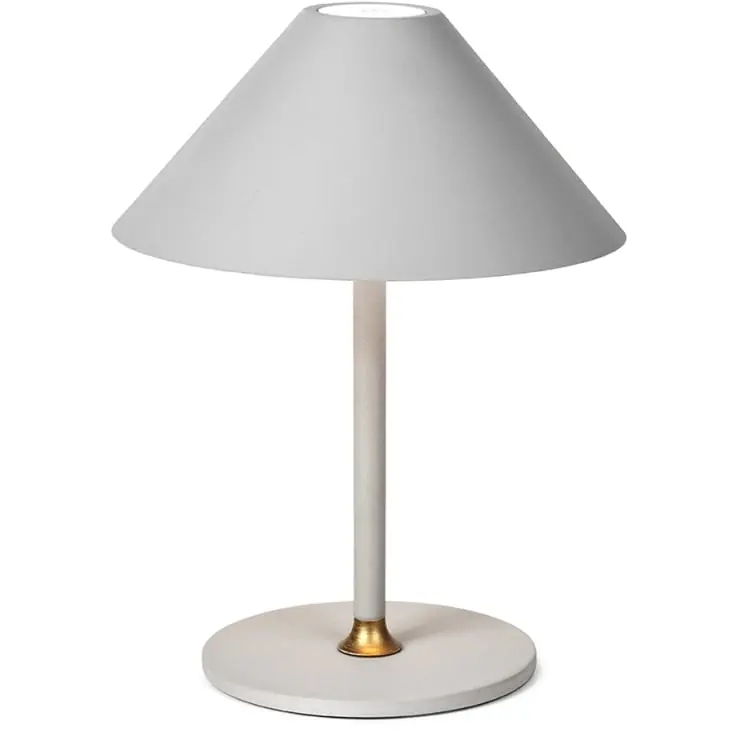 Bedste pris | Halo Design Hygge genopladelig bordlampe, H20 cm, lysegrå