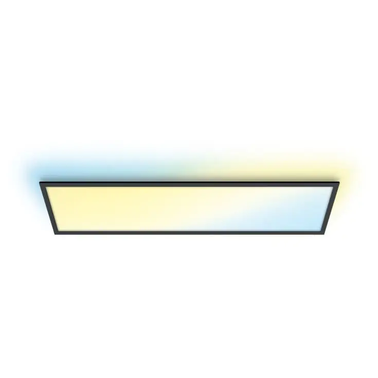 Wiz Superslim panel, justerbar hvid, sort, 120x30 cm | Ekstra rabat