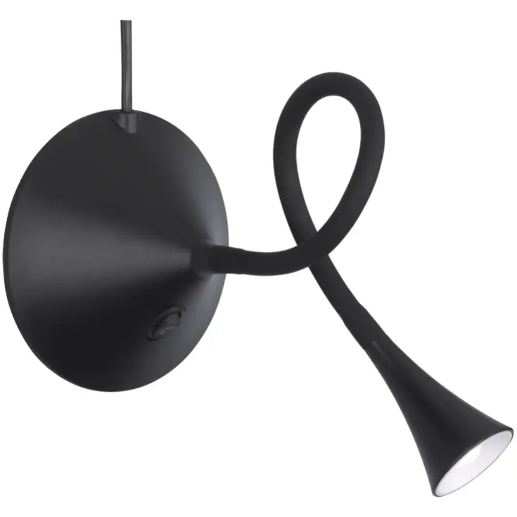 Trio Lighting Viper skrivebordslampe, sort - Tidsbegrænset tilbud