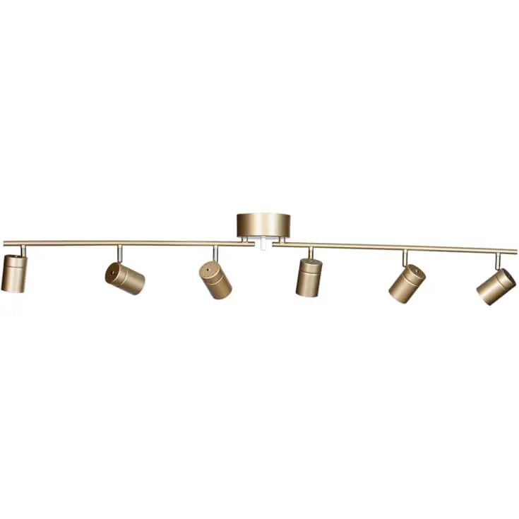 By Rydéns Correct spotlampe, 6 spots, guld - Sikker betaling