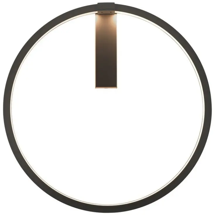 SLV One væglampe, sort, Ø60 cm | Ny vare