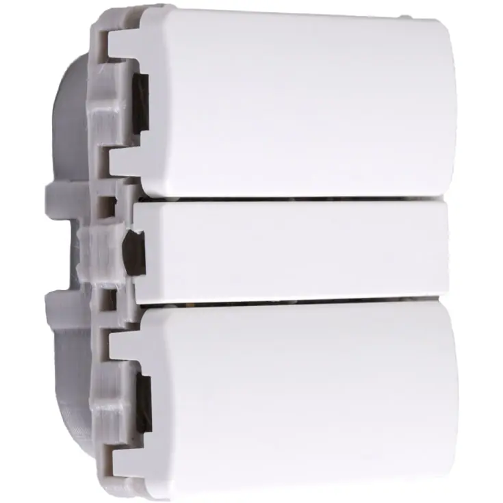 Outlet - Smartkontakten Zigbee batteritryk til LK Fuga, hvid