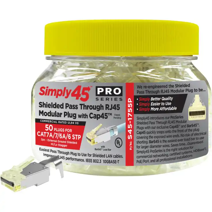 Kampagnepris - RJ45 netværksstik, ProSeries 10G