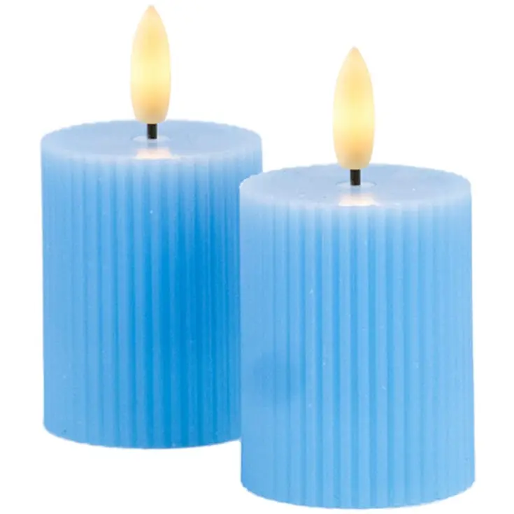 Tilbud - Sirius Smilla LED bloklys, genopladelig, blå