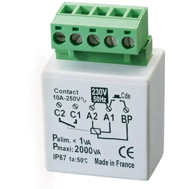 Yokis trappeautomat, tidsrelæ, indbygning, 230V, 2000W - Spar ekstra