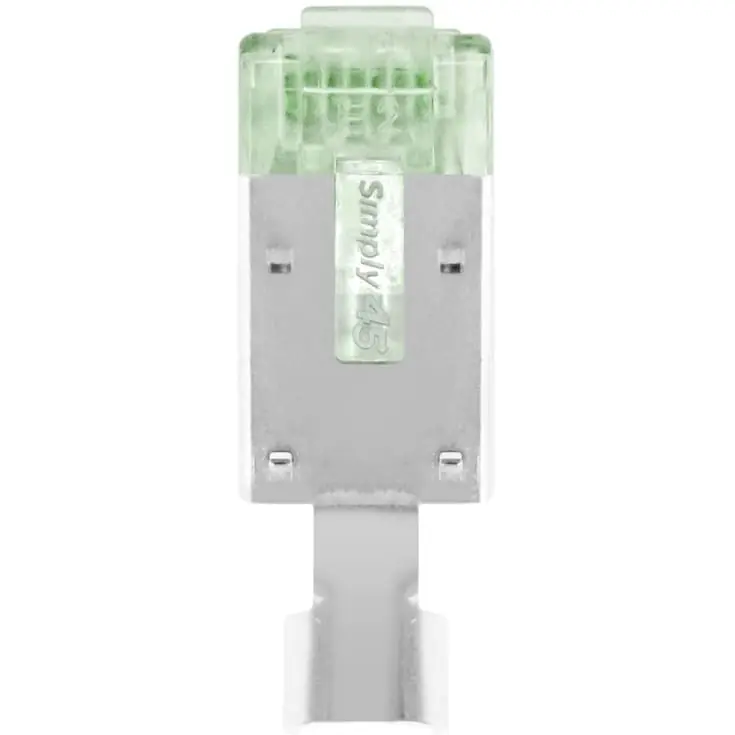 Simply45 RJ45 netværksstik, CAT6, CAP45, skærmet, 50 STK | Køb nu
