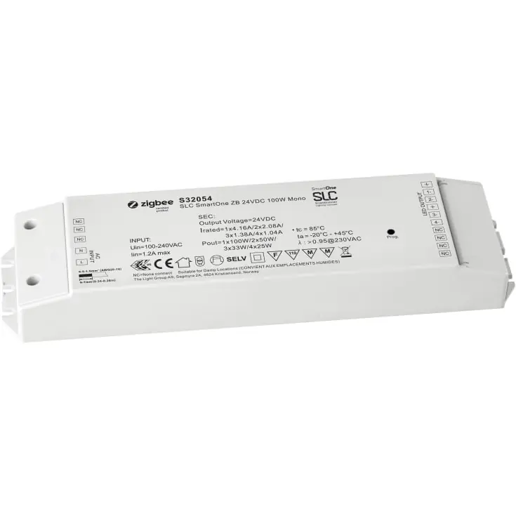 Klar til afsendelse | The Light Group Mono Zigbee driver, 96W