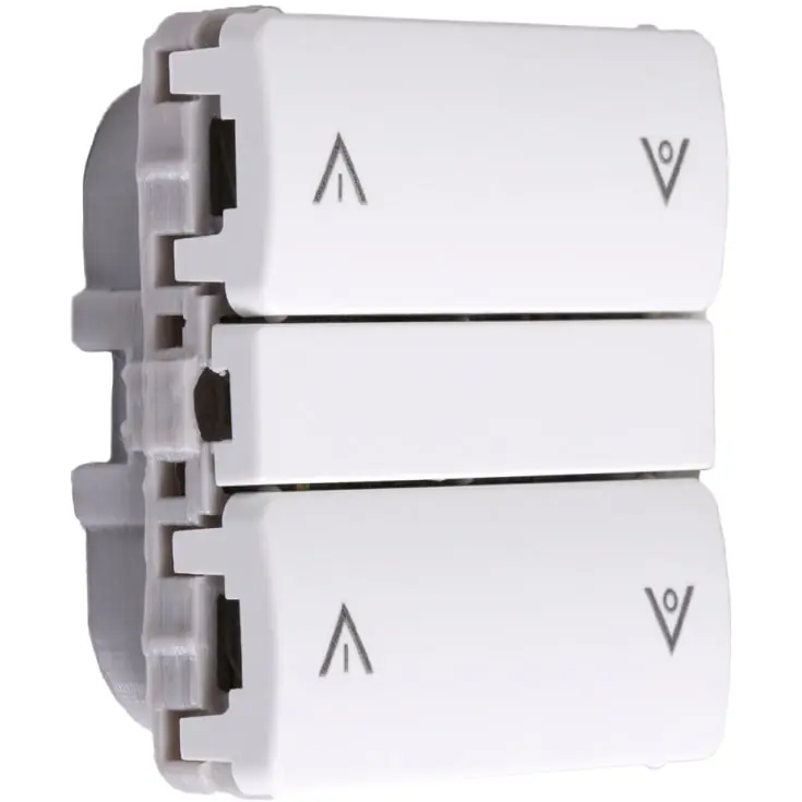 Smartkontakten Zigbee batteritryk til LK Fuga, op/ned, hvid - Bedst sælgende
