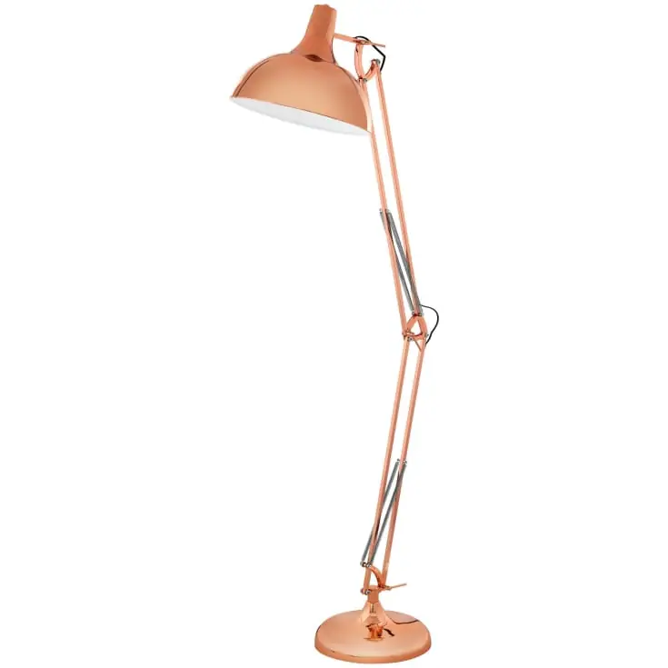 Eglo Borgillio gulv arkitektlampe, kobber - Kundernes valg
