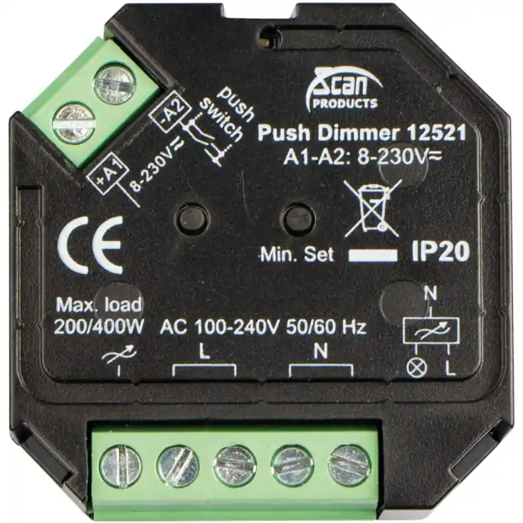 Scan Products Push Dimmer - Særtilbud