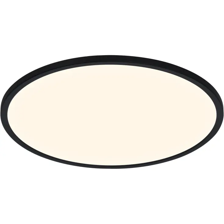 Anbefalet valg - Nordlux Oja plafond, kelvinskift, sort, Ø42 cm