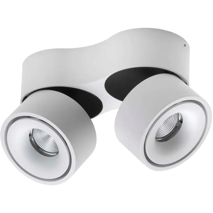 Antidark Easy Double spotlampe, hvid - Nyt i shoppen