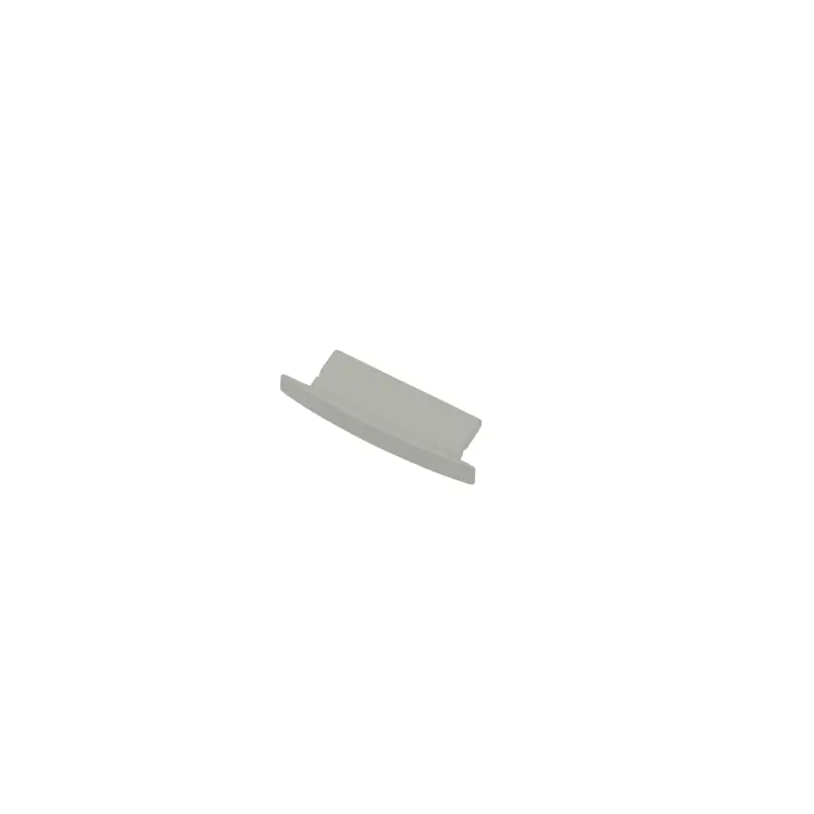 Ny vare - Ansell Lighting endestykke, uden hul, 9,7x30,6 mm, aluminium