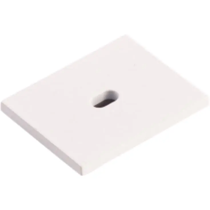 Ansell Lighting endestykke med hul, 26x21,3 mm, hvid - Kampagnepris