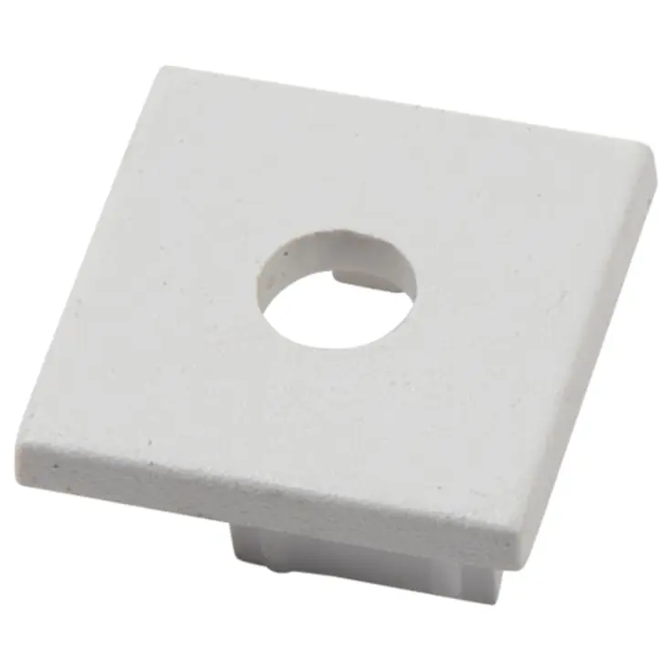 Ansell Lighting endestykke, med hul, 23,1x53 mm, hvid | Premium kvalitet