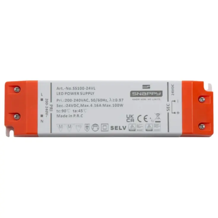 Ekspreslevering | Ansell Lighting LED driver, 24V, 100W
