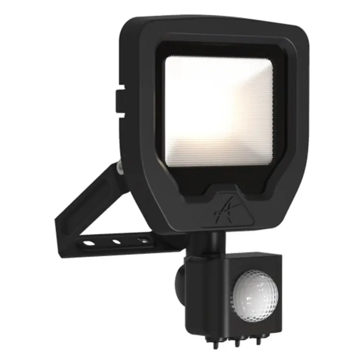 Ansell Lighting Calinor projektør med sensor, 10W, 3000K - Bestil nu