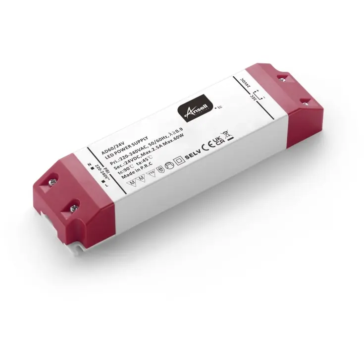 Ansell Lighting LED driver, 24V, 60W - Rabat