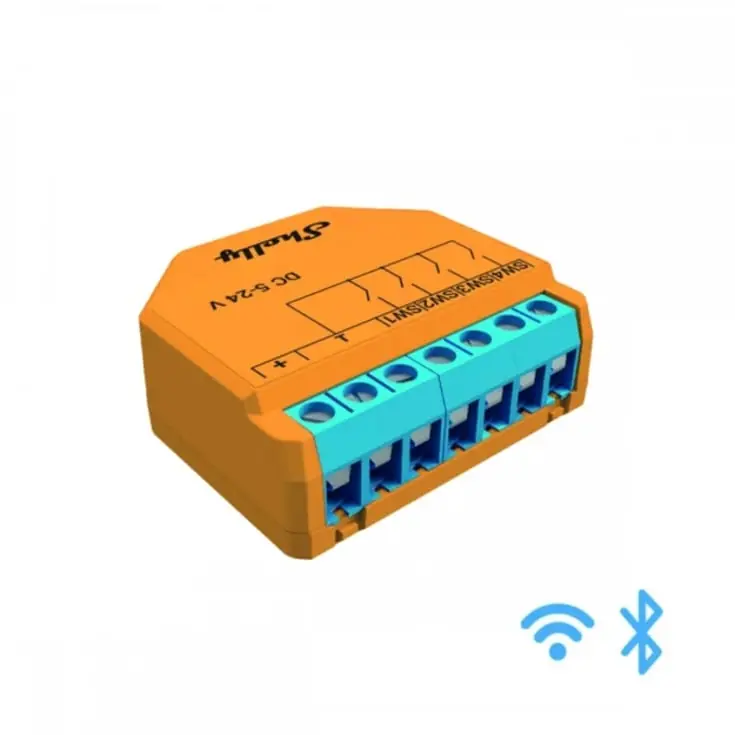 Shelly Plus inputmodul DC, 4 kanaler, wifi - Begrænset antal