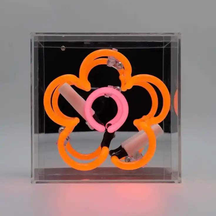 Kundernes favorit - Locomocean Daisy neonskilt, orange