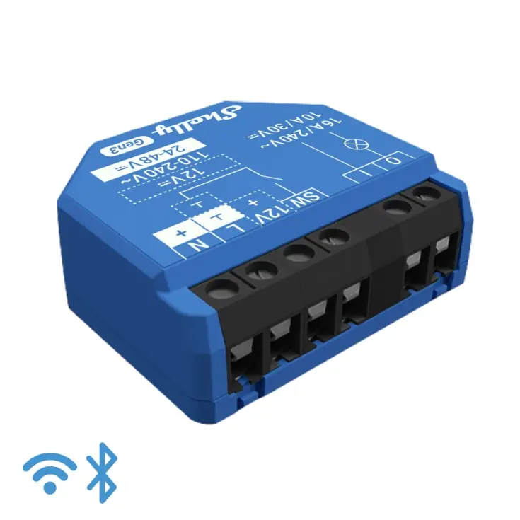 Shelly Gen3 kontaktsæt, wifi - Kun denne uge