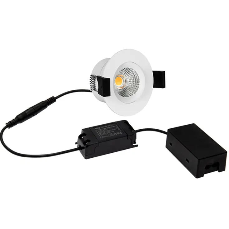 Hilux D3 Tilt360 indbygningsspot, 6W, 3000K, hvid | Ny vare