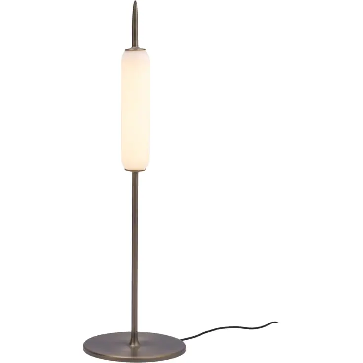Ekta Living Dunhammer bordlampe, mørk messing | Spar mere