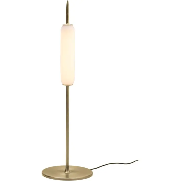 Lav pris - Ekta Living Dunhammer bordlampe, lys messing